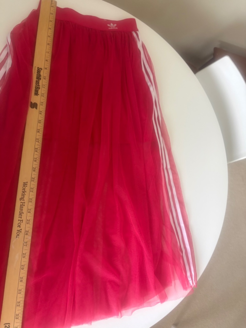 NWOT Adidas tulle skirt hot pink raspberry Small - Picture 4 of 6